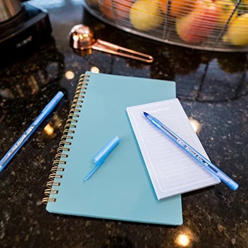BIC Round Stic Xtra Life Blue Ballpoint Pens, Medium Point 1.0mm, 36-Count Pack | Smooth Ink Flow for Daily Writing thumbnail 4