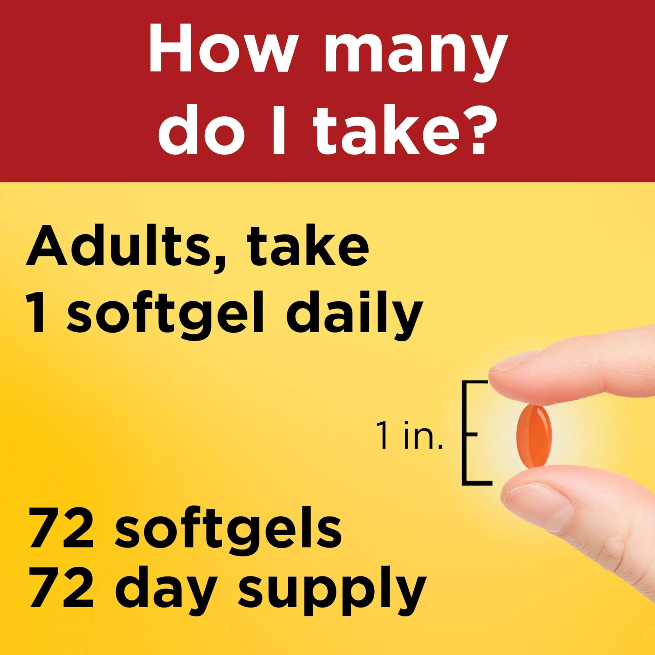 Nature Made CoQ10 100mg Softgels | 72 Count (2.5 oz) | Heart Health & Antioxidant Support - view 5