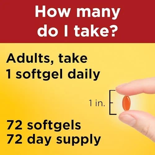 Nature Made CoQ10 100mg Softgels | 72 Count (2.5 oz) | Heart Health & Antioxidant Support thumbnail 5