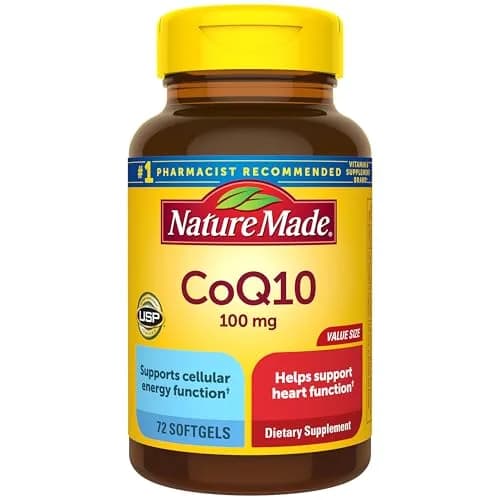 Nature Made CoQ10 100mg Softgels | 72 Count (2.5 oz) | Heart Health & Antioxidant Support thumbnail 1