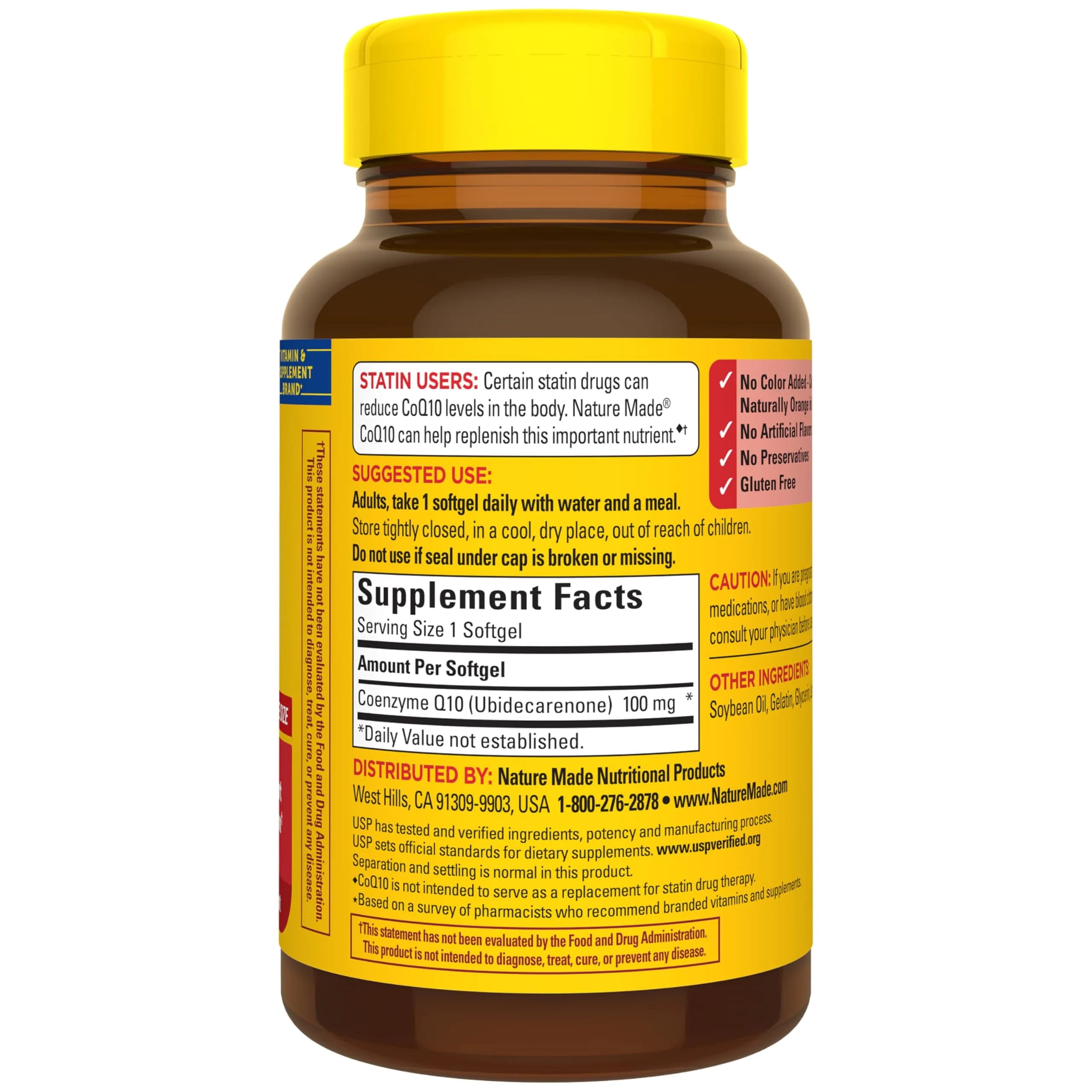 Nature Made CoQ10 100mg Softgels | 72 Count (2.5 oz) | Heart Health & Antioxidant Support - view 8