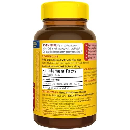 Nature Made CoQ10 100mg Softgels | 72 Count (2.5 oz) | Heart Health & Antioxidant Support thumbnail 8