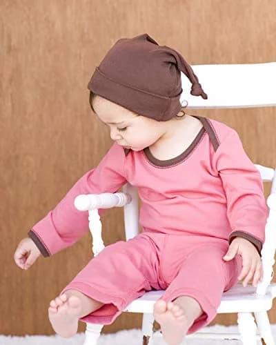 Babysoy Baby Girls' Soft Cozy Pants Blossom 18-24 Months | Ultra-Soft & Comfortable Winter Bottoms thumbnail 2