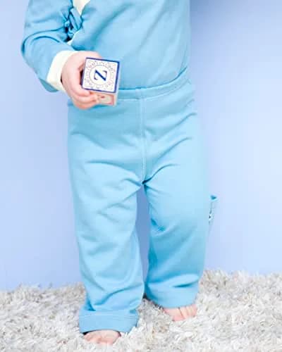 Babysoy Baby Girls' Soft Cozy Pants - Petal - 6-12 Months | Ultra-Soft Recycled Fabric for Sensitive Skin thumbnail 6