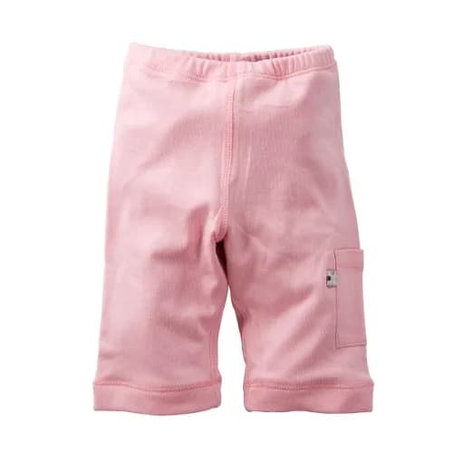 Babysoy Baby Girls' Soft Cozy Pants - Petal - 0-3 Months | Ultra-Soft Recycled Fabric for Sensitive Skin thumbnail 1