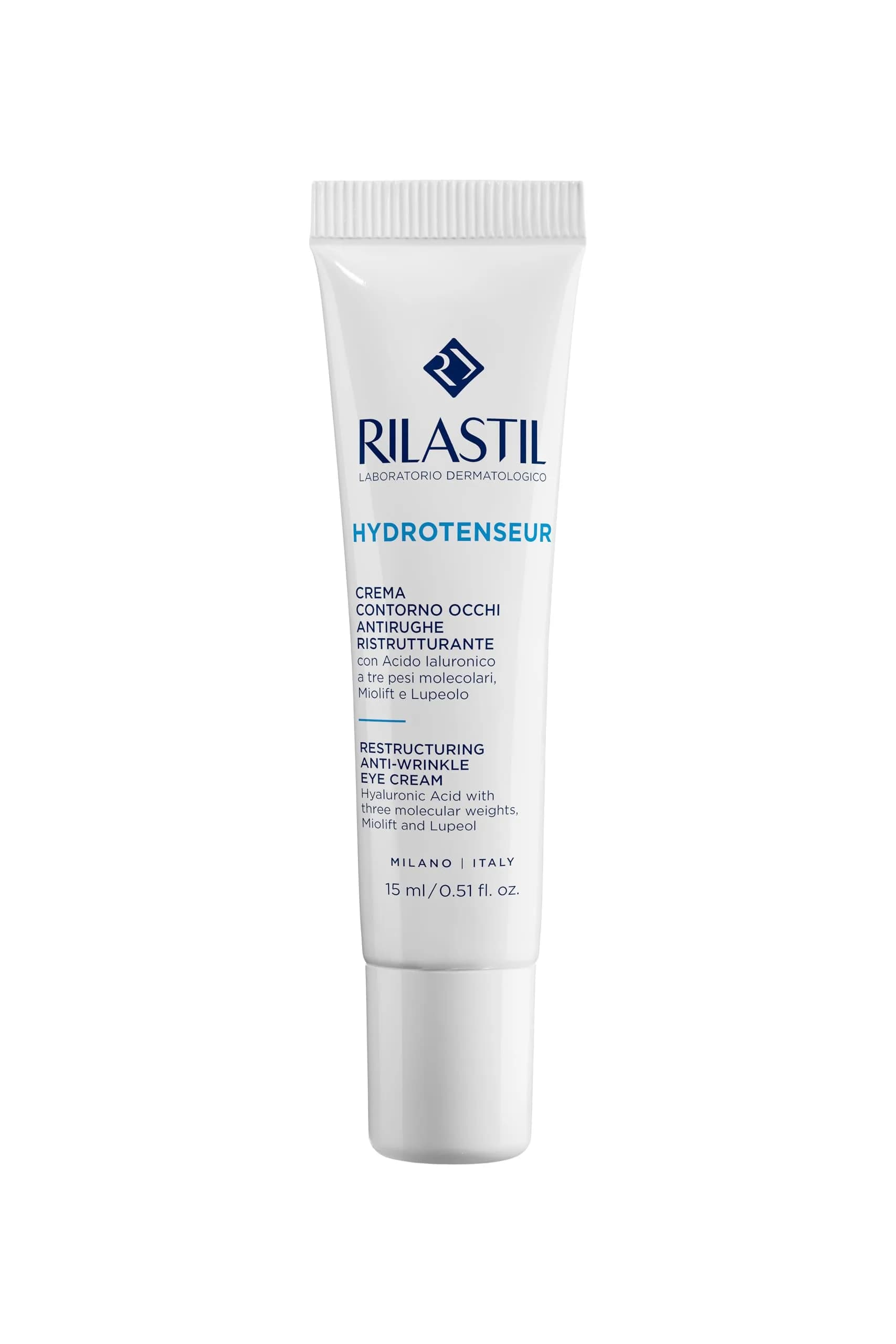 Rilastil Hydrotenseur Antiwrinkle Eye Contour Cream 15ml (0.51 Fl Oz) | Smooths Fine Lines & Puffiness - main product image