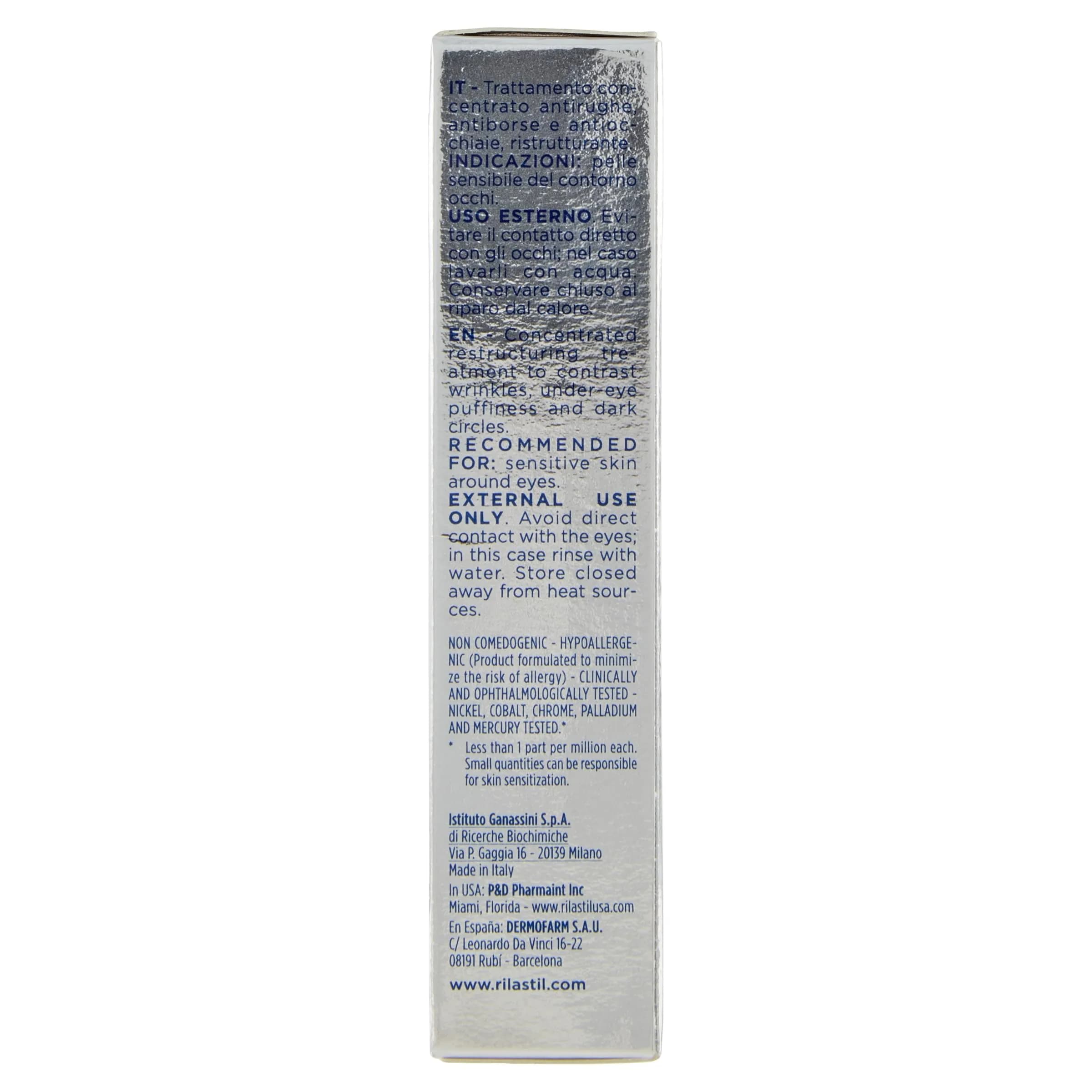 Rilastil Hydrotenseur Antiwrinkle Eye Contour Cream 15ml (0.51 Fl Oz) | Smooths Fine Lines & Puffiness - view 8