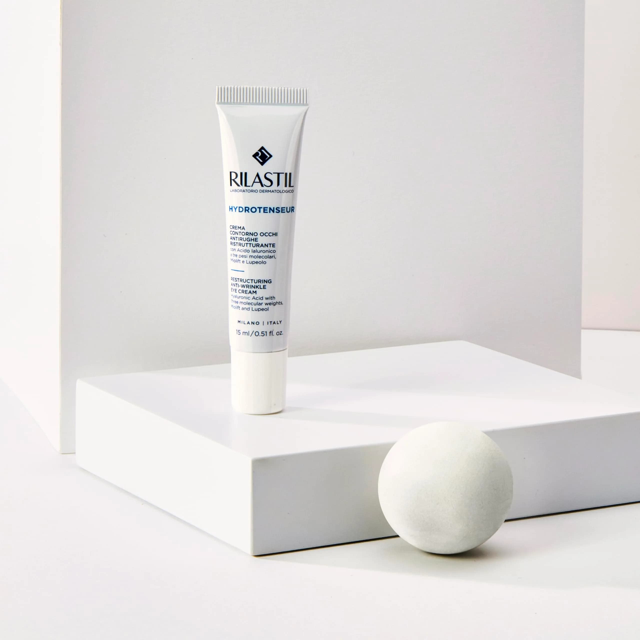 Rilastil Hydrotenseur Antiwrinkle Eye Contour Cream 15ml (0.51 Fl Oz) | Smooths Fine Lines & Puffiness - view 2