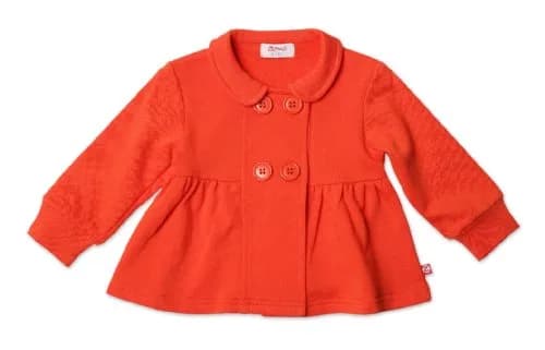 Zutano Terry Bodice Jacket, Mandarin, 12 Months | Lightweight & Warm Year-Round thumbnail 1