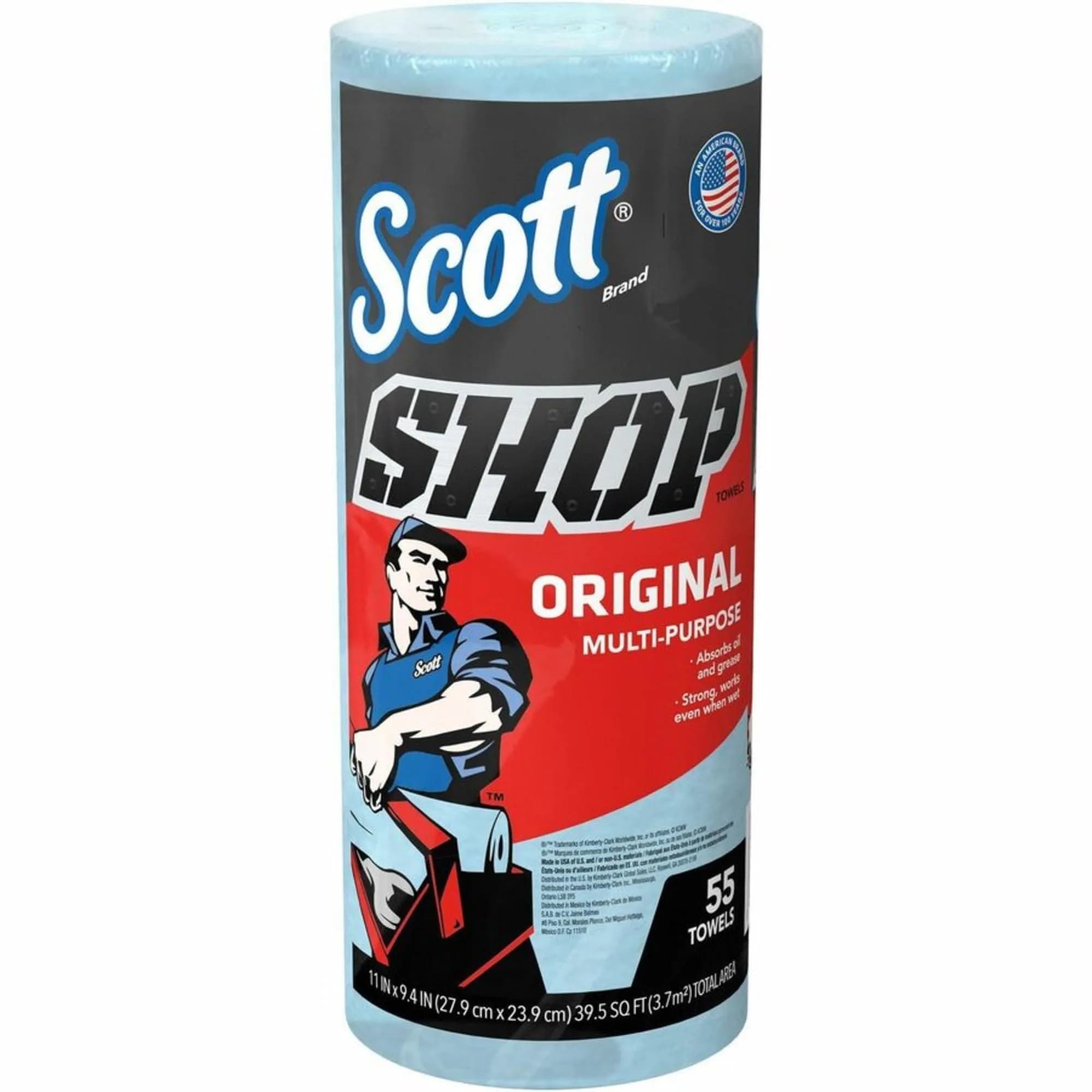 Scott Shop Towels Original Blue 660 Towels (12 Rolls, 55 Sheets/Roll) | High Absorbent & Durable Paper Towels thumbnail 7