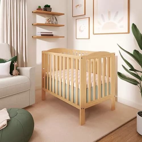 Dream On Me 3-in-1 Portable Folding Crib in Natural | Safe, Stylish & GREENGUARD Gold Certified thumbnail 7