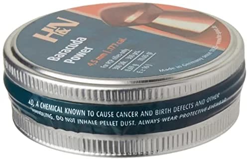 H&N Sport Baracuda Power Domed Airgun Pellets .177 Caliber 10.65 Grains | Heavyweight for Hunting & Target thumbnail 3