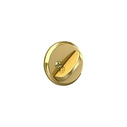 Schlage Deadbolt B80 605 Bright Brass | Highest Security Residential Lock thumbnail 1