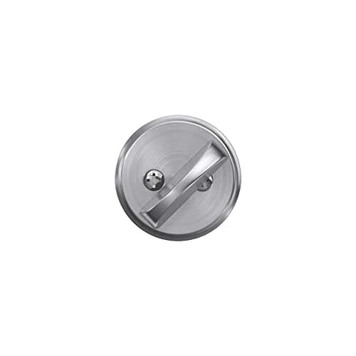 SCHLAGE B80 626 12-287 10-116 134 N N SL One-Sided Deadbolt Satin Chrome 2.5 in | High Security Lock thumbnail 2