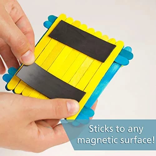 Hygloss Magnetic Tape Self-Adhesive 1/2-Inch x 300-Inch | Versatile Craft & Organization Tape thumbnail 6