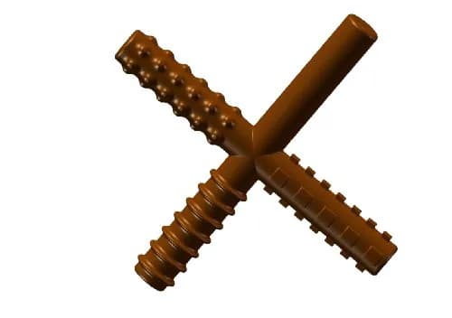Sensory University Chewy Stixx Oral Motor Tubes 5x5x1 Inch | Chocolate Flavor for 3+ Years thumbnail 1