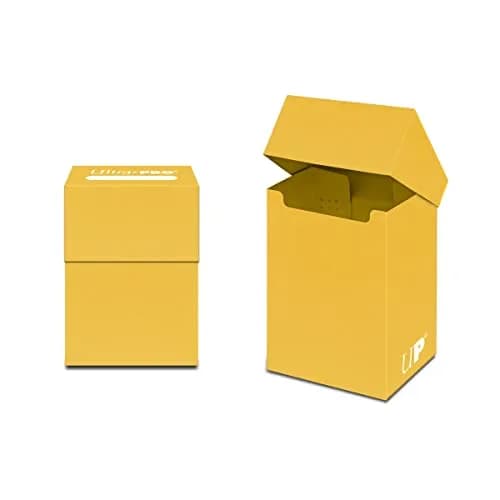 Ultra Pro Standard Deck Box Yellow 80-Card Capacity | Archival-Safe Polypropylene for Trading Cards thumbnail 1