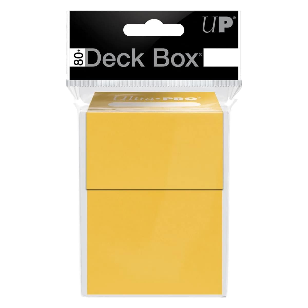 Ultra Pro Standard Deck Box Yellow 80-Card Capacity | Archival-Safe Polypropylene for Trading Cards - view 2