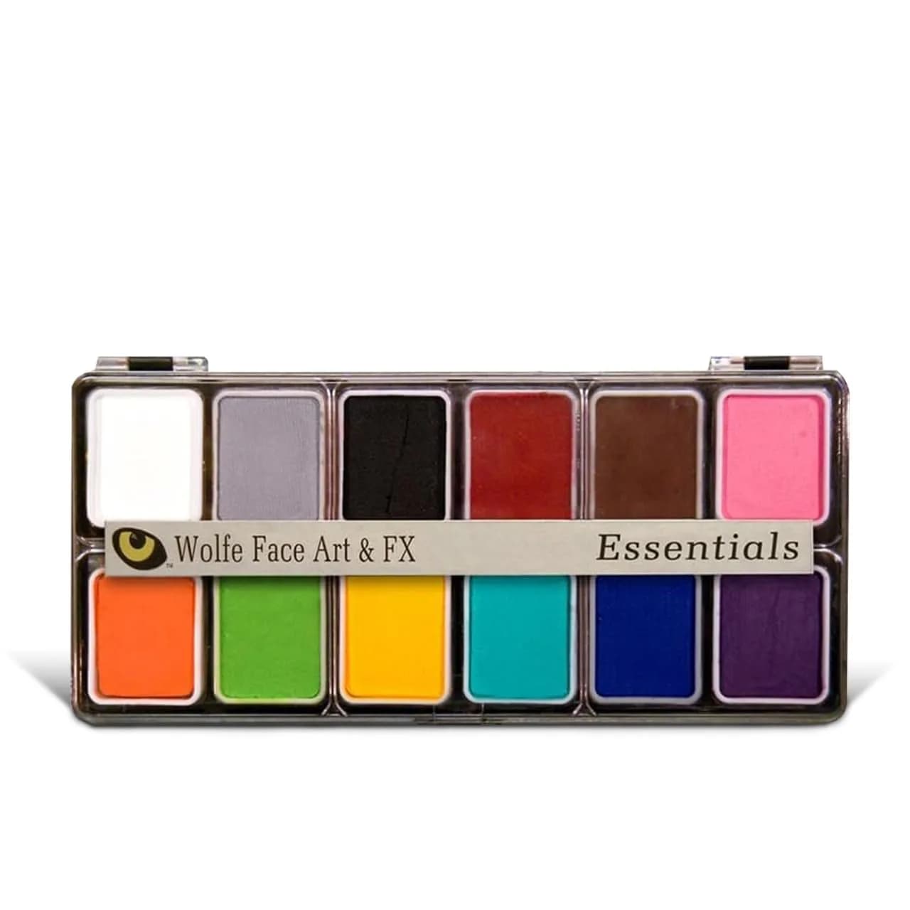 Wolfe FX 12-Color Makeup Palette - Face & Body Paint Kit Essentials | Vibrant, Long-Lasting, Skin-Safe — multicolor