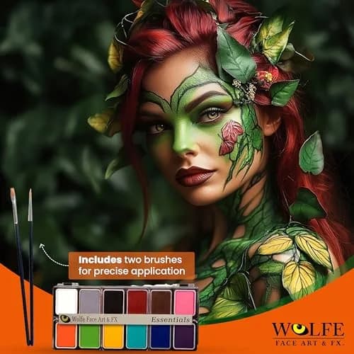 Wolfe FX 12-Color Makeup Palette - Face & Body Paint Kit Essentials | Vibrant, Long-Lasting, Skin-Safe thumbnail 2