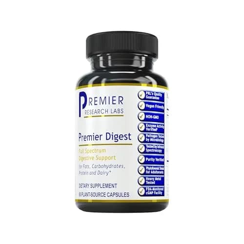 Premier Research Labs Premier Digest 60 Plant-Sourced Capsules | Supports Full Spectrum Digestion thumbnail 1