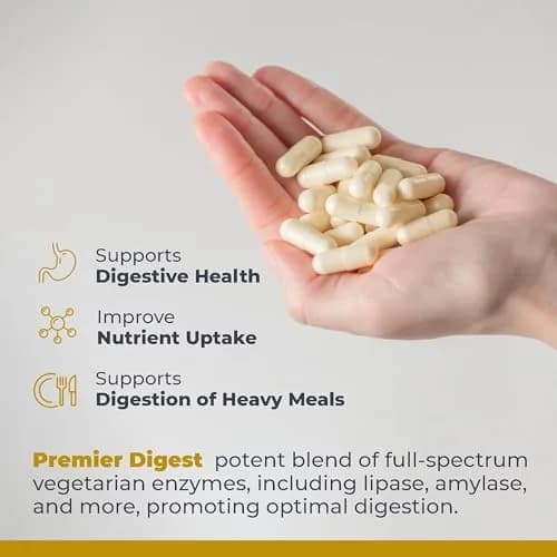 Premier Research Labs Premier Digest 60 Plant-Sourced Capsules | Supports Full Spectrum Digestion thumbnail 4
