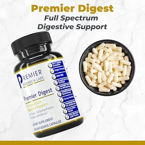 Premier Research Labs Premier Digest 60 Plant-Sourced Capsules | Supports Full Spectrum Digestion thumbnail 2