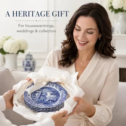 Spode Blue Italian Bread and Butter Plate Set of 4 | 16.5 cm (6.5 Inch) Fine Earthenware thumbnail 6