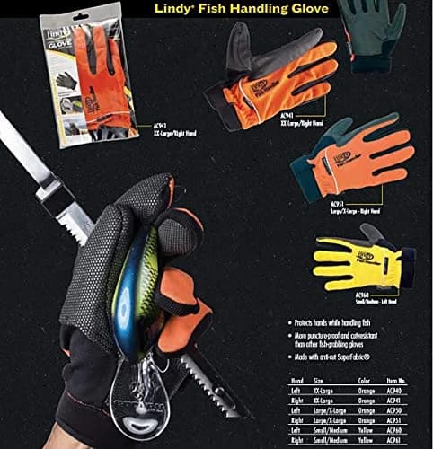 Lindy Fish Handling Glove Puncture-Proof and Cut Resistant Left Hand Large/X-Large | 800% More Puncture Resistant thumbnail 4