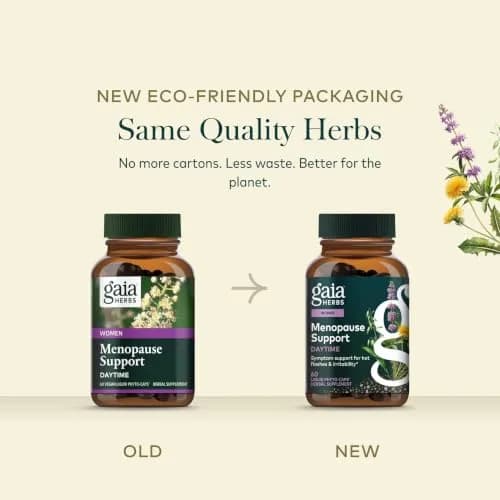 Gaia Herbs Menopause Support Daytime, 60 Vegan Capsules | Supports Hormonal Balance & Well-Being thumbnail 7