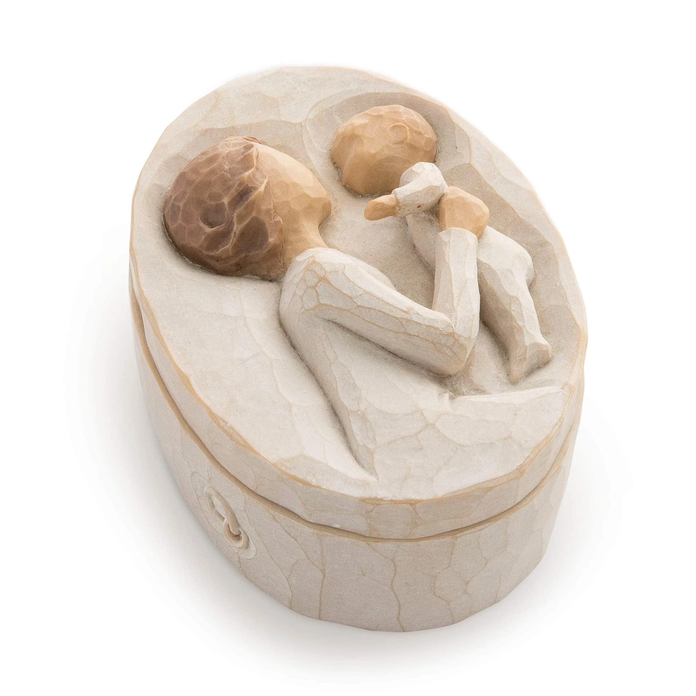 Willow Tree Grandmother Keepsake Box, Sculpted Hand-Painted Bas-Relief Box | Sentimental Gift for Loved Ones — Multicolor