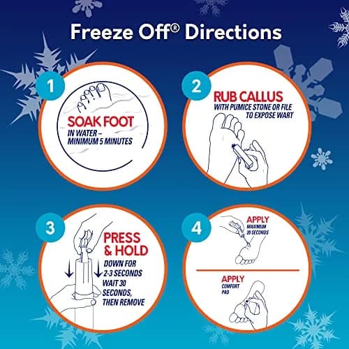 Compound W Freeze Off Plantar Wart Removal Kit 8 Applications | Doctor-Recommended Medication thumbnail 5