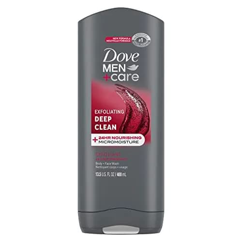 Dove Men+Care Exfoliating Deep Clean Body and Face Wash 399ml (13.5 oz) | Hydrates Skin All Day thumbnail 1