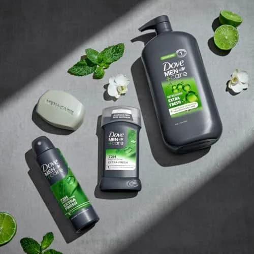 Dove Men+Care Extra Fresh Body and Face Wash 400ml (13.5 Fl Oz) | Hydrates Skin All Day thumbnail 7