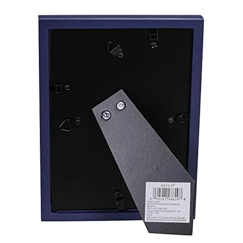 Malden Navy Blue Concept Wood Picture Frame 5x7 | Minimalist MDF Design for Photos & Art thumbnail 7