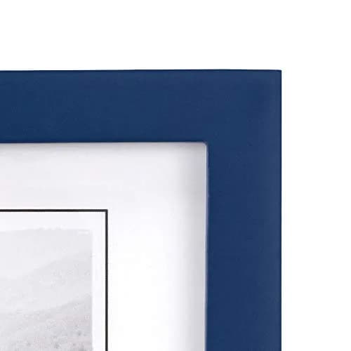Malden Navy Blue Concept Wood Picture Frame 5x7 | Minimalist MDF Design for Photos & Art thumbnail 3