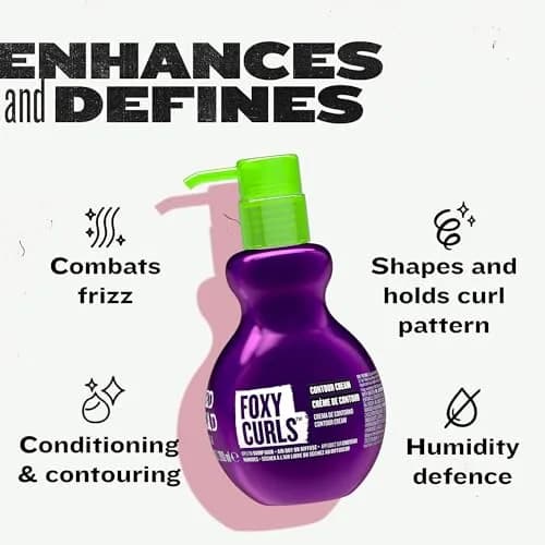 TIGI Bed Head Foxy Curls Contour Cream 200ml (6.76 Fl Oz) | Lightweight Definition & Frizz Control thumbnail 4
