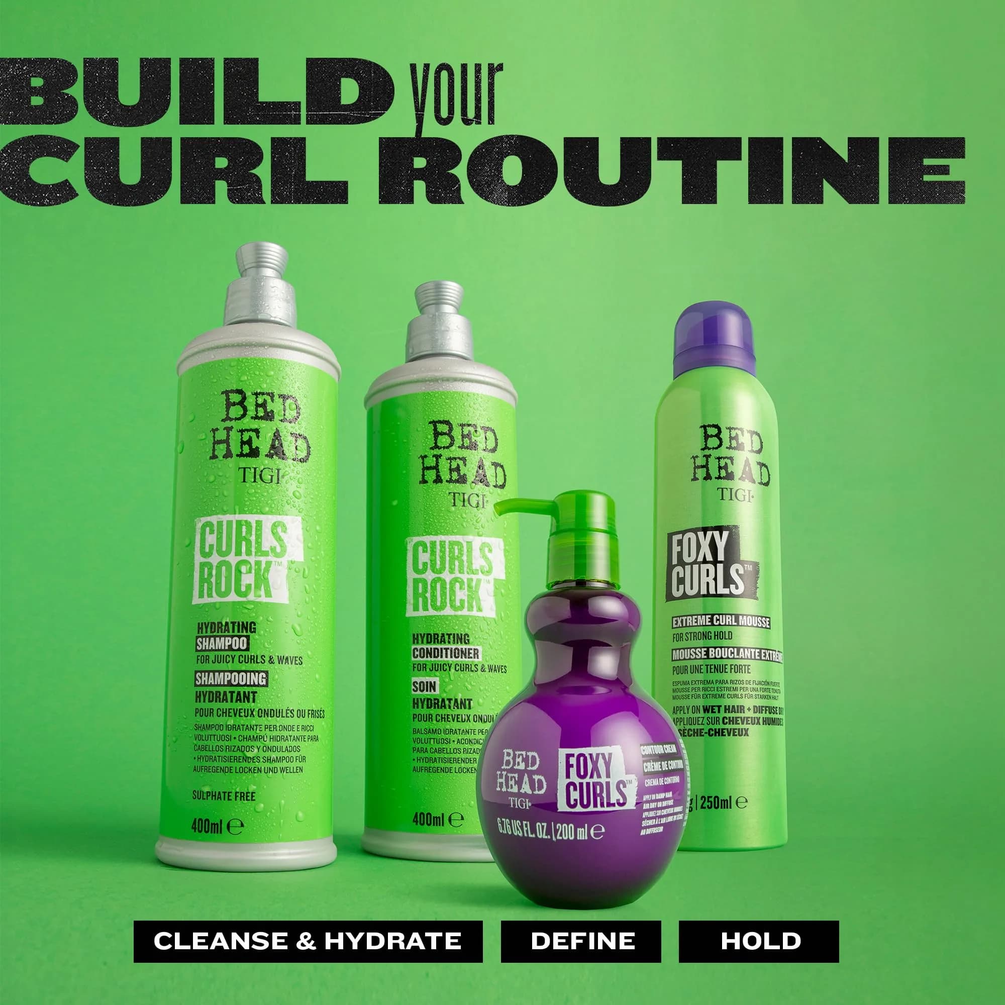 TIGI Bed Head Foxy Curls Contour Cream 200ml (6.76 Fl Oz) | Lightweight Definition & Frizz Control - view 8