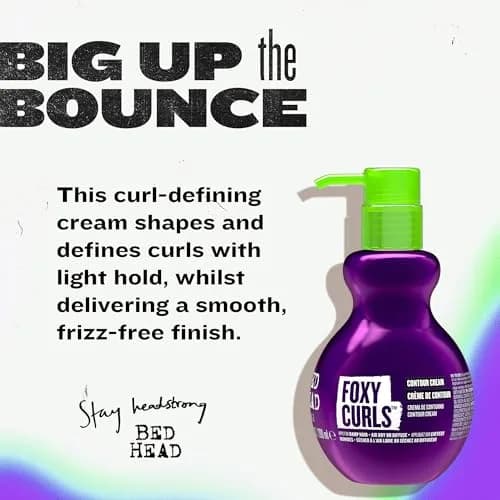 TIGI Bed Head Foxy Curls Contour Cream 200ml (6.76 Fl Oz) | Lightweight Definition & Frizz Control thumbnail 3