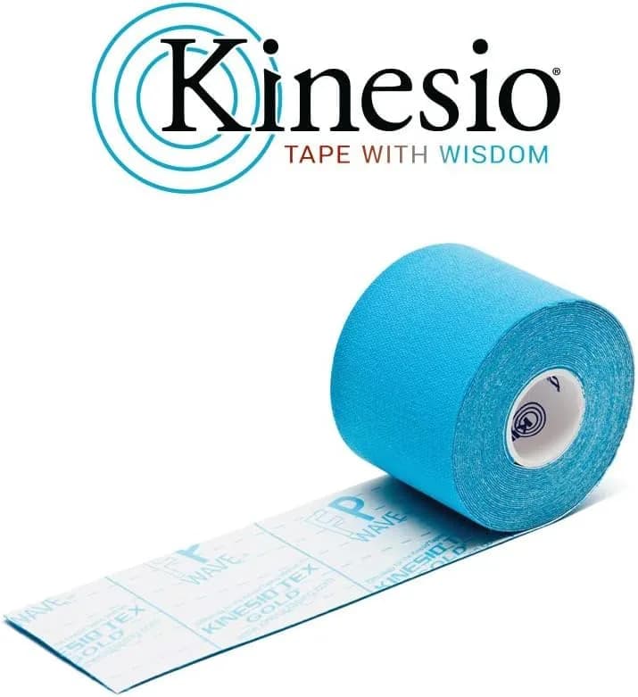 Kinesio Gold Elastic Therapeutic Athletic Tape FP Beige 2.54cm (1in) x 5m Roll | USA-Sourced for Muscle Support thumbnail 6