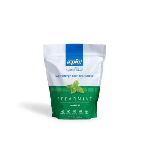 Epic Xylitol Spearmint Gum, 1000 Pieces | Sugar Free, No Artificial Sweeteners, Vegan thumbnail 8