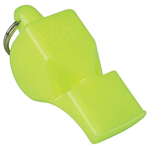 Fox 40 Classic Safety Whistle, Neon Yellow | 115 dB Loud High-Pitched Sound thumbnail 1
