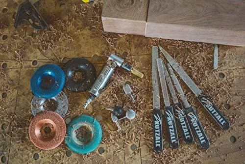 Kutzall Original Ball Nose Rotary Burr 6.3mm (1/4") Shank, 34.9mm (1-3/8") Length | Fine Tungsten Carbide Wood Carving Bit for Die Grinders thumbnail 6