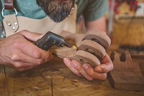 Kutzall Original Flame Rotary Burr 1/8" Shaft Coarse Wood Carving Tool for Dremel, Foredom, DeWalt, Milwaukee | Tungsten Carbide thumbnail 3