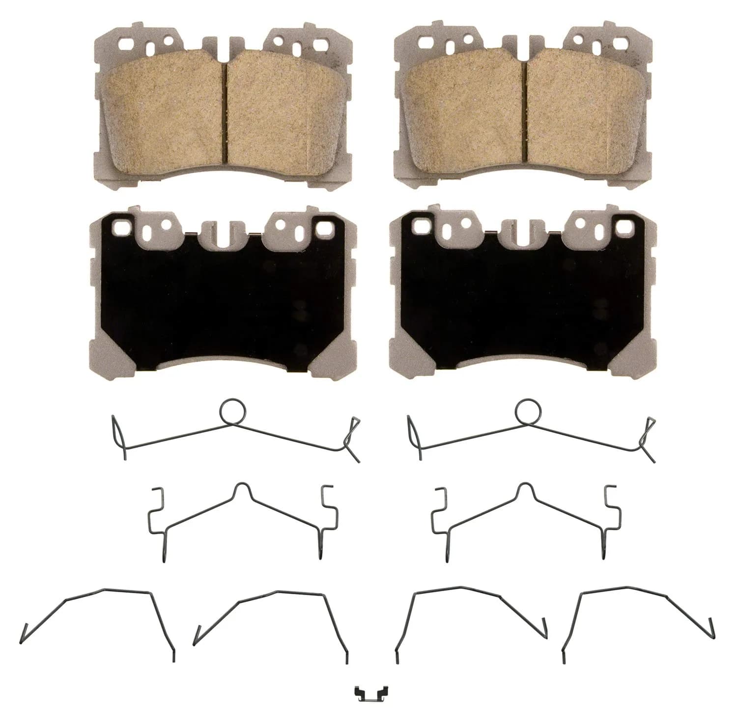Wagner ThermoQuiet QC1282 Ceramic Disc Brake Pad Set Front 2.27 kg (5 lb) | Quiet Operation & Long Life - main product image