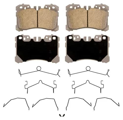 Wagner ThermoQuiet QC1282 Ceramic Disc Brake Pad Set Front 2.27 kg (5 lb) | Quiet Operation & Long Life thumbnail 1