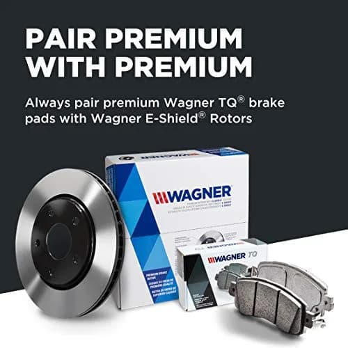 Wagner ThermoQuiet QC1282 Ceramic Disc Brake Pad Set Front 2.27 kg (5 lb) | Quiet Operation & Long Life thumbnail 8