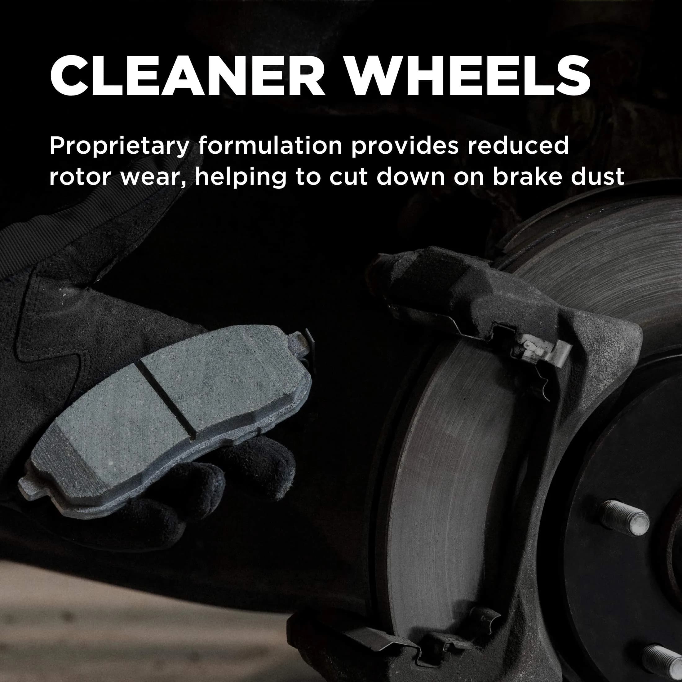 Wagner ThermoQuiet QC1282 Ceramic Disc Brake Pad Set Front 2.27 kg (5 lb) | Quiet Operation & Long Life - view 4