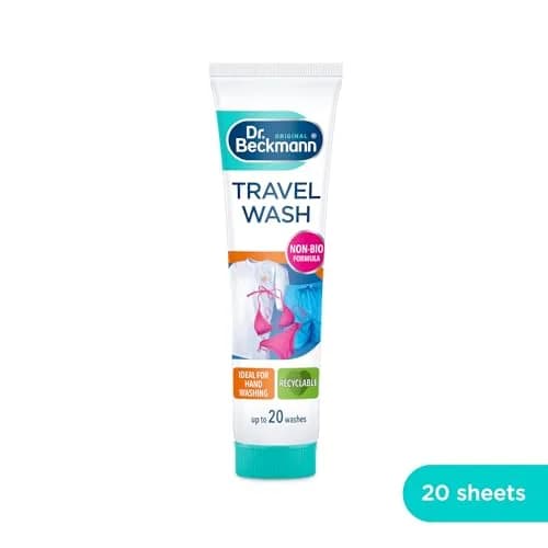 Dr. Beckmann Travel Wash Gel 100 ml (3.38 Fl Oz) | Concentrated Formula for On-the-Go Laundry thumbnail 4