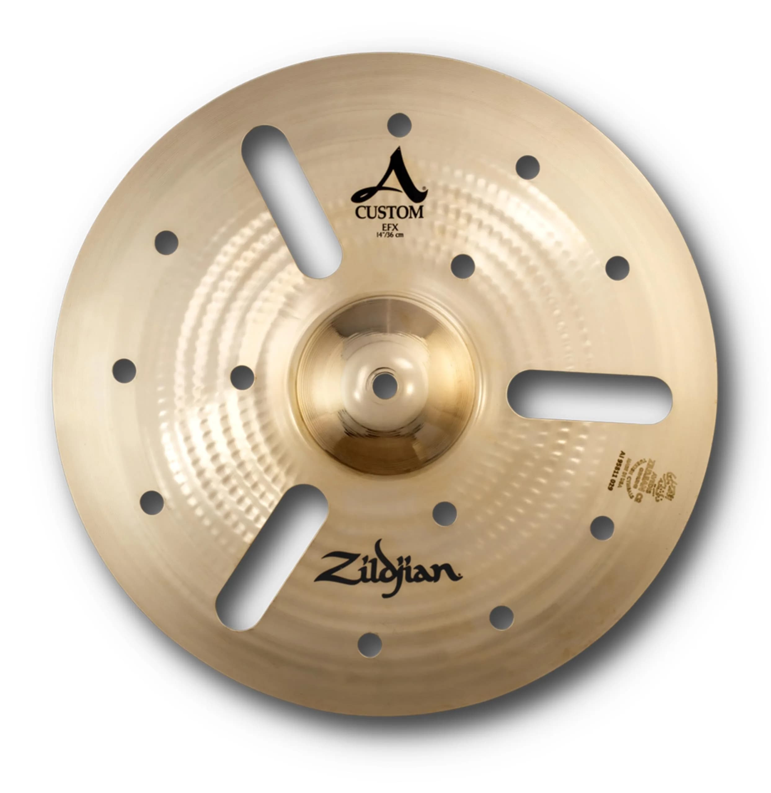 Zildjian 14" A Custom EFX Crash Cymbal | Laser Cutouts for Quick, Dry Sound - main product image